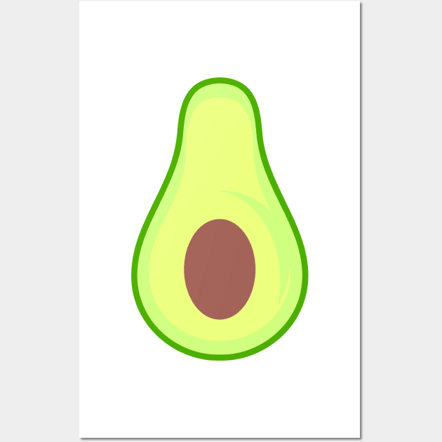 Avocado Half Wall Art by THP Creative